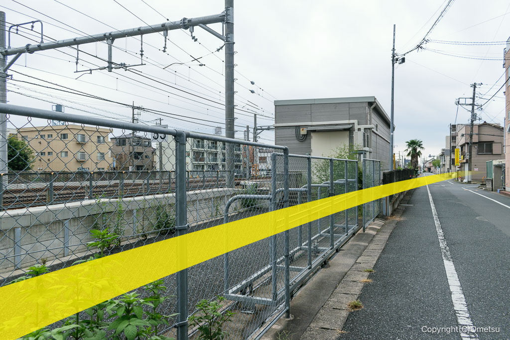 青梅・河辺砂利運搬線の推定経路