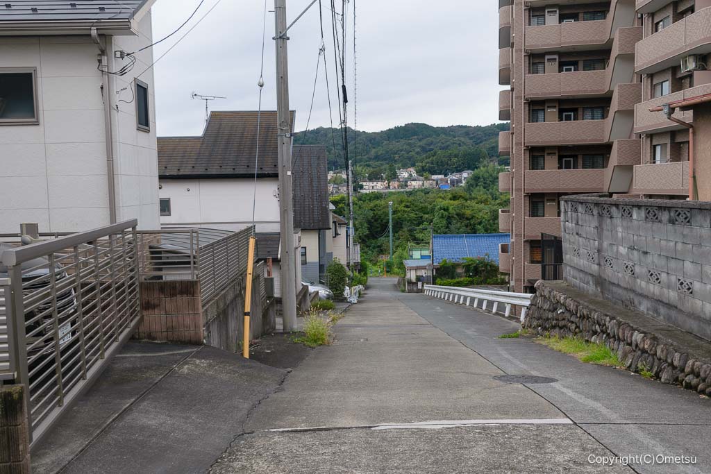 河辺砂利運搬線・インクライン跡の道