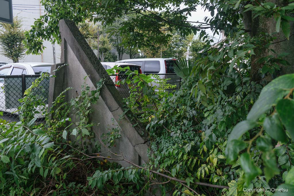 青梅・河辺砂利運搬線の、インクライン遺構