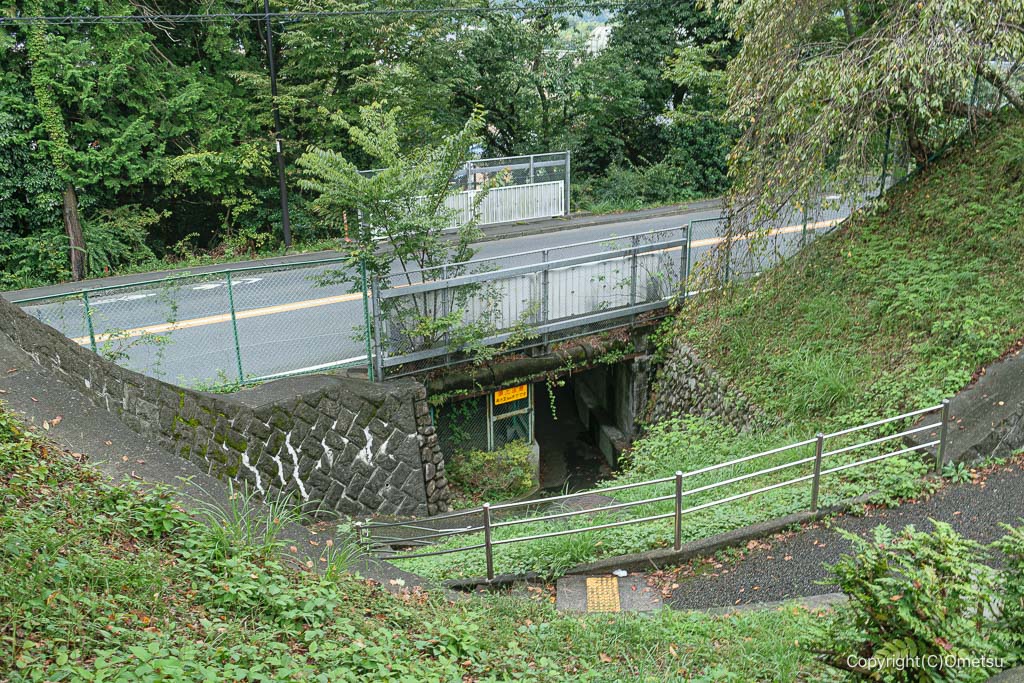 東京都 小作砂利採集線のインクライン跡