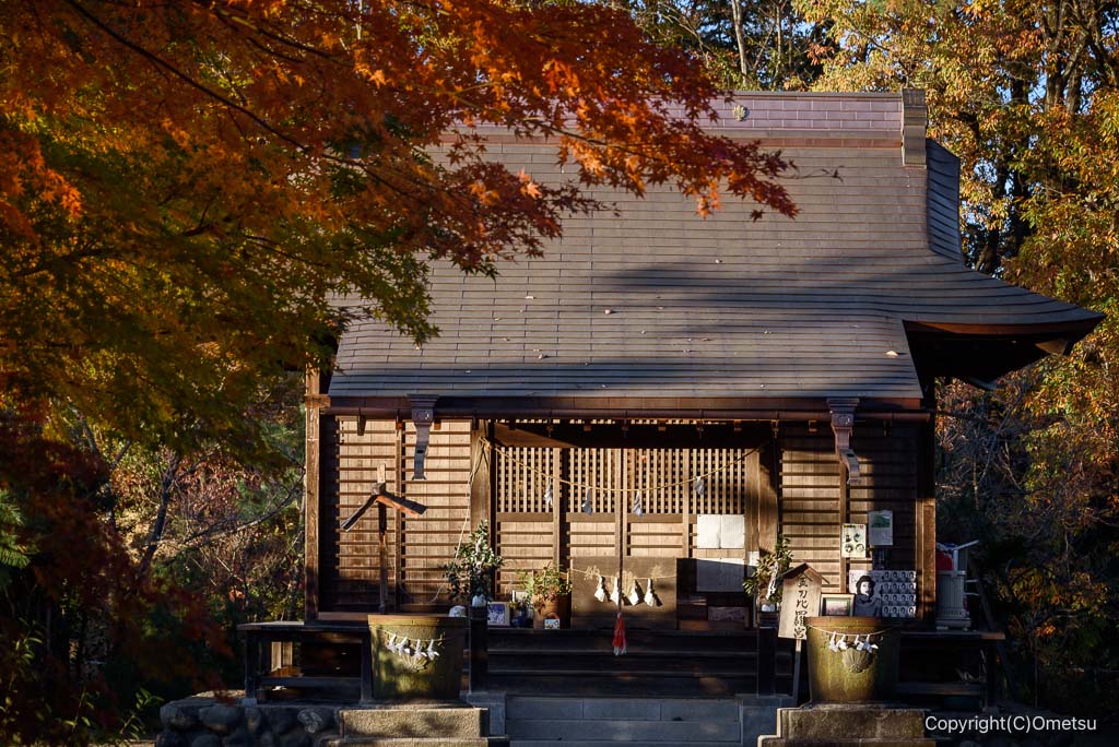 青梅丘陵ハイキングコースの、金比羅神社