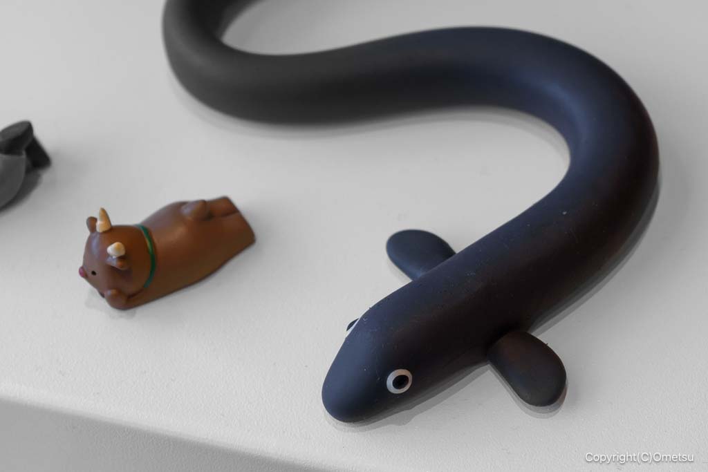 鰻の成瀬の、ウナギの置物