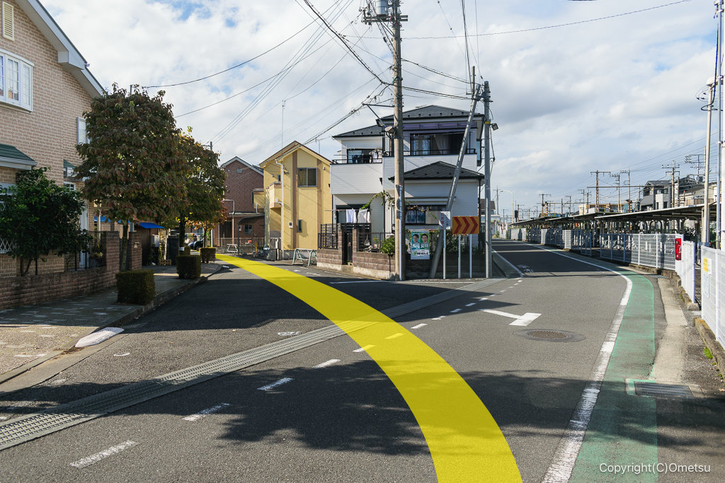 福生河原支線跡