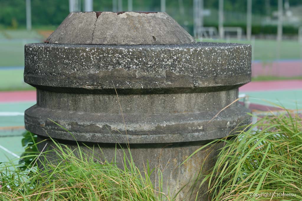 福生河原支線・廃線跡、貨物駅付近の遺構