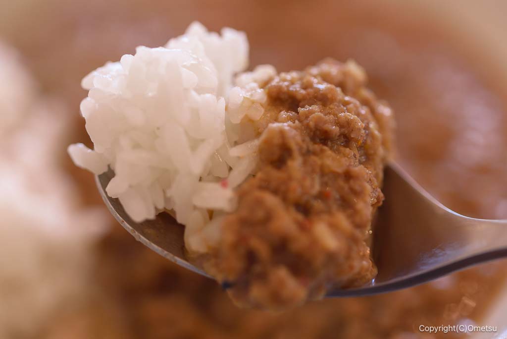 青梅・Half Lightの、カレーとご飯