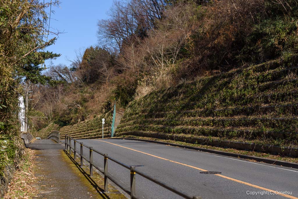 黒沢専用軌道跡・天寧寺坂通りの峠