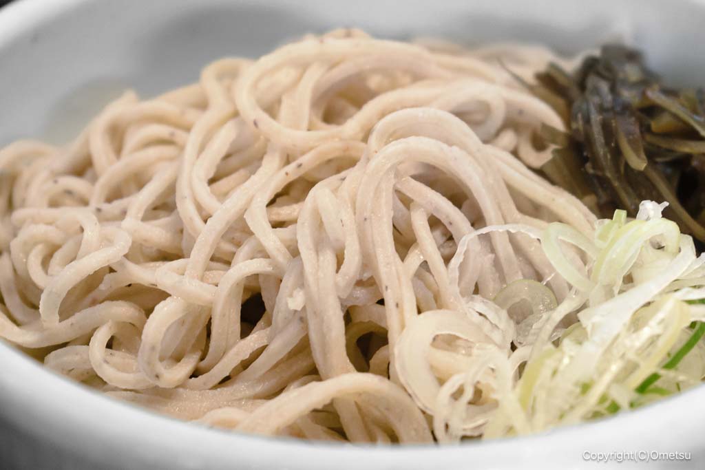 拝島・あづま家の、セットの、ぶっかけ蕎麦