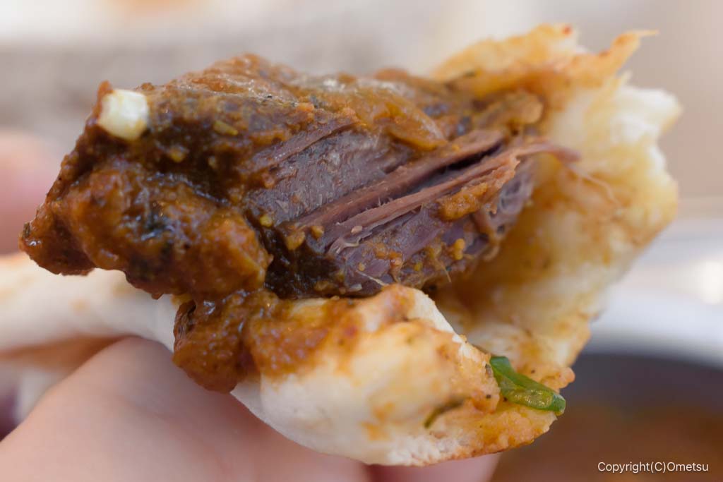 インドレストラン マサラ西友羽村店の、マトンカレーとナン