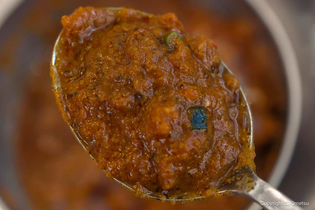 インドレストラン マサラ西友羽村店の、マトンカレーのルー