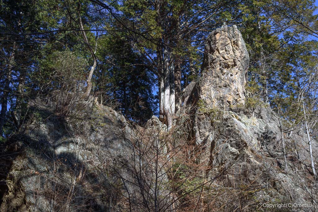青梅市・御岳山、天狗岩