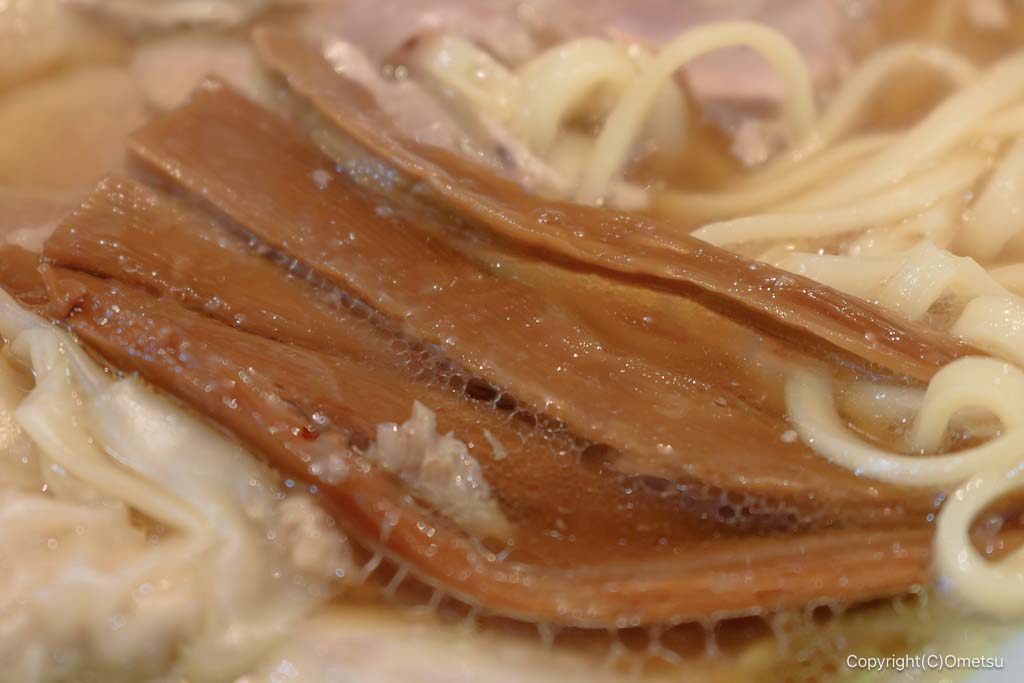 マルフル食堂  旧青梅街道店の、メンマ