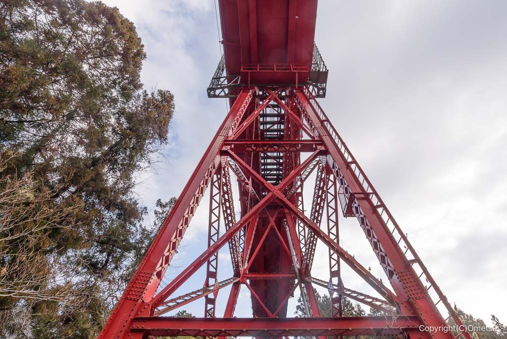 青梅線・奥沢橋梁の橋桁
