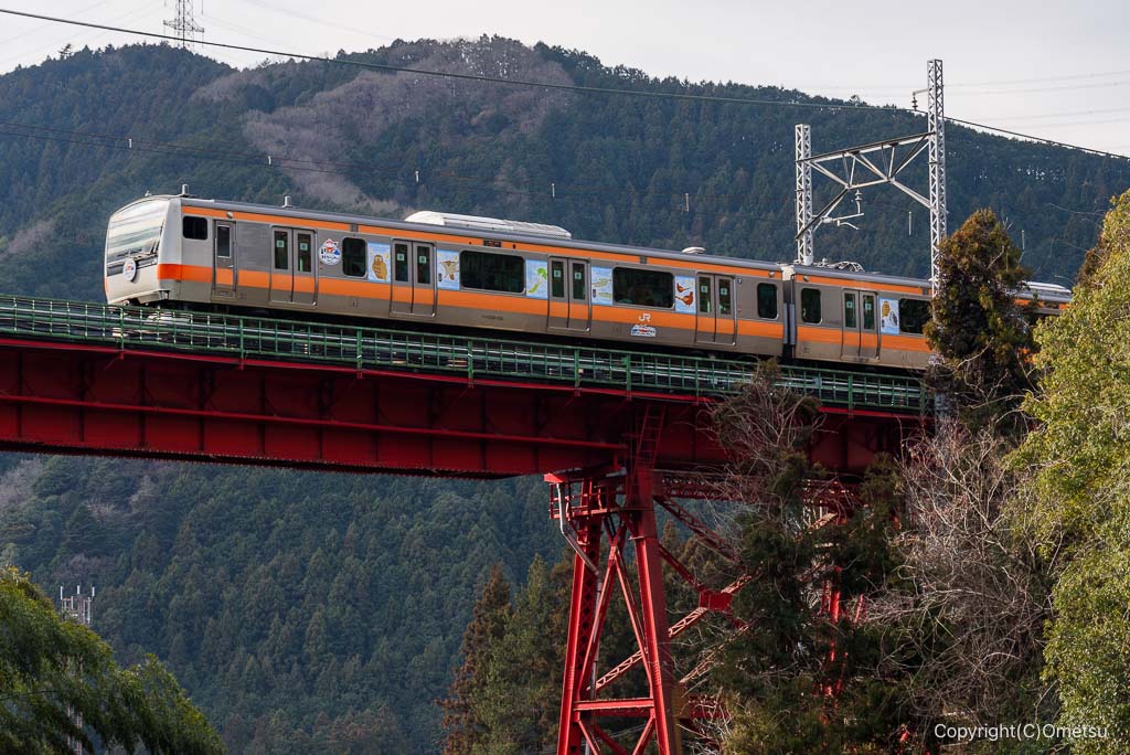 青梅線・奥沢橋梁