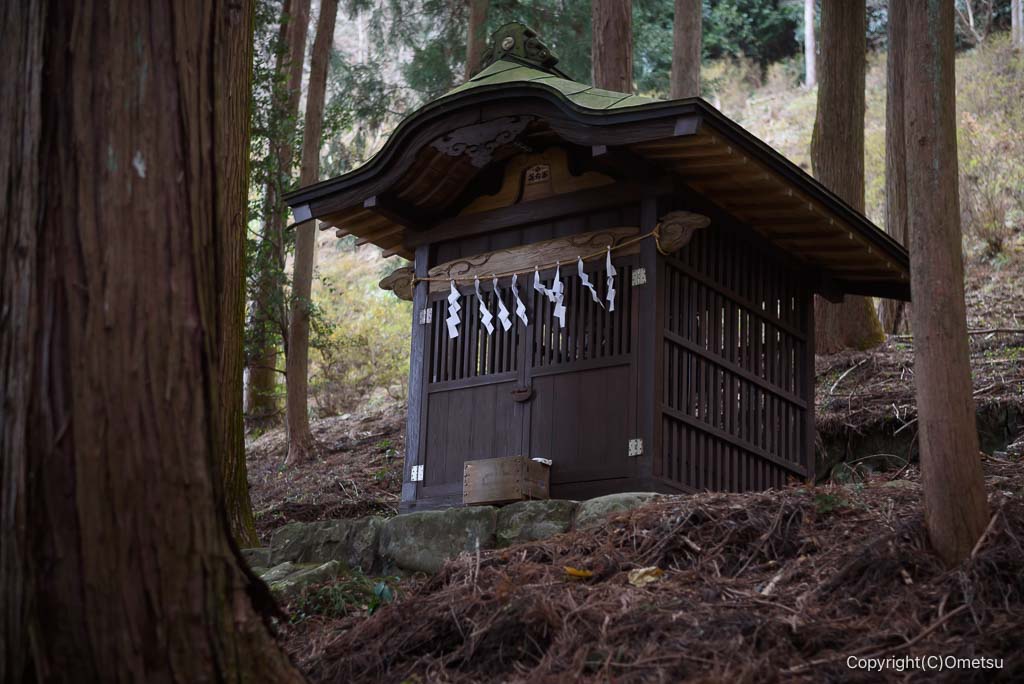 青梅市・文殊山花公園の、八坂神社