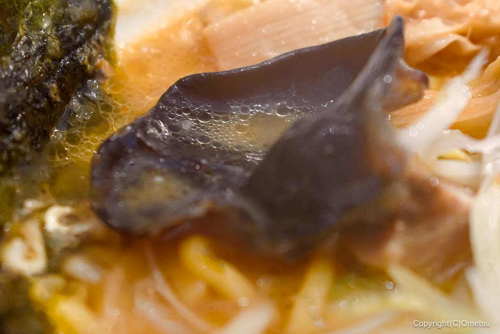 青梅 ○坊本店の、キクラゲ