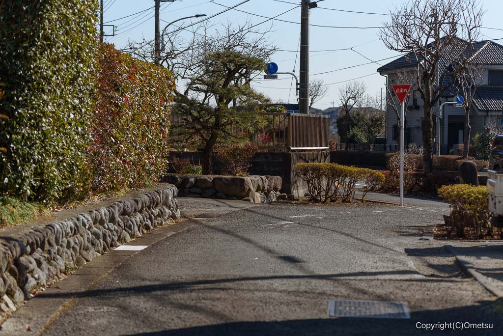日の出町・平井の、旧道