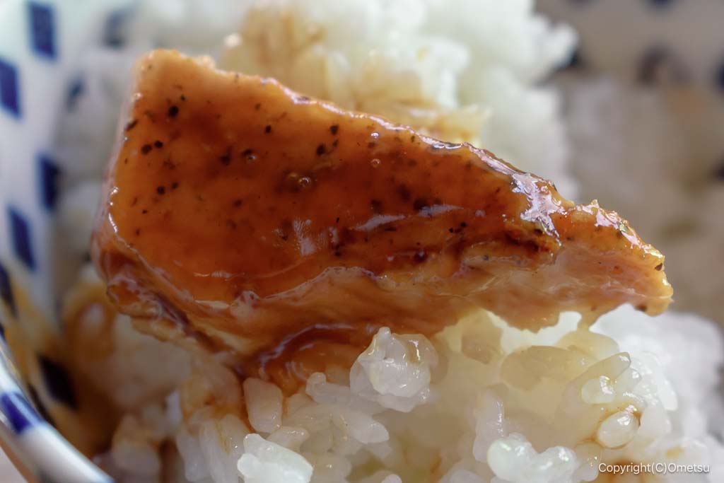 瑞穂町・ハーフタイムの、ポークジンジャーとご飯