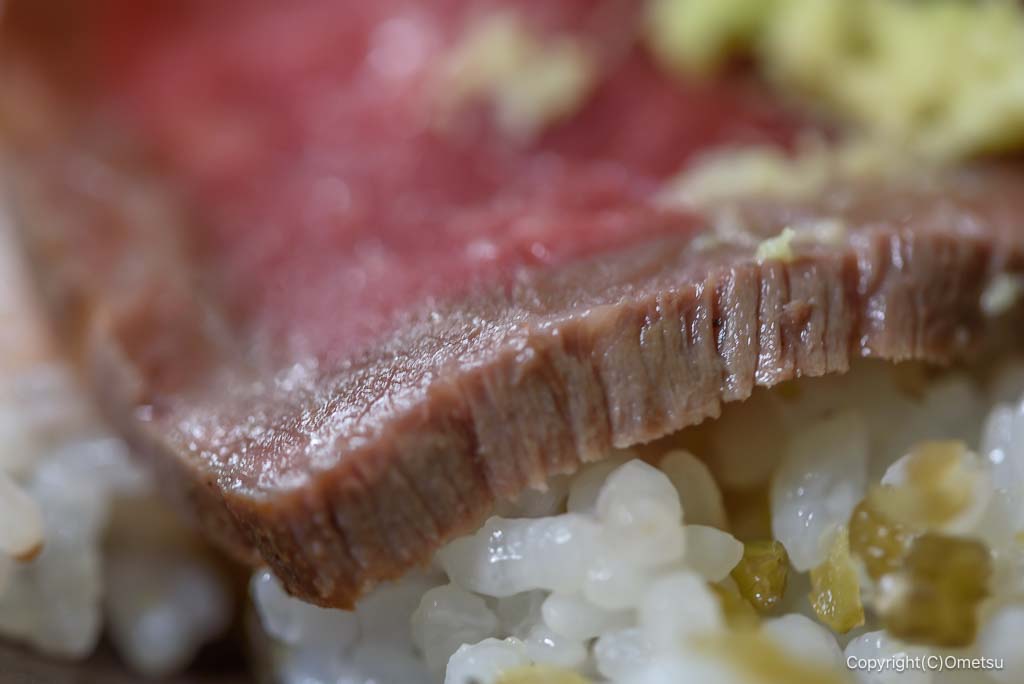 青梅市・御岳渓谷の、隼の、ローストビーフ