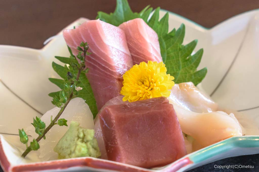 青梅・温石亭 いちゑの、刺身