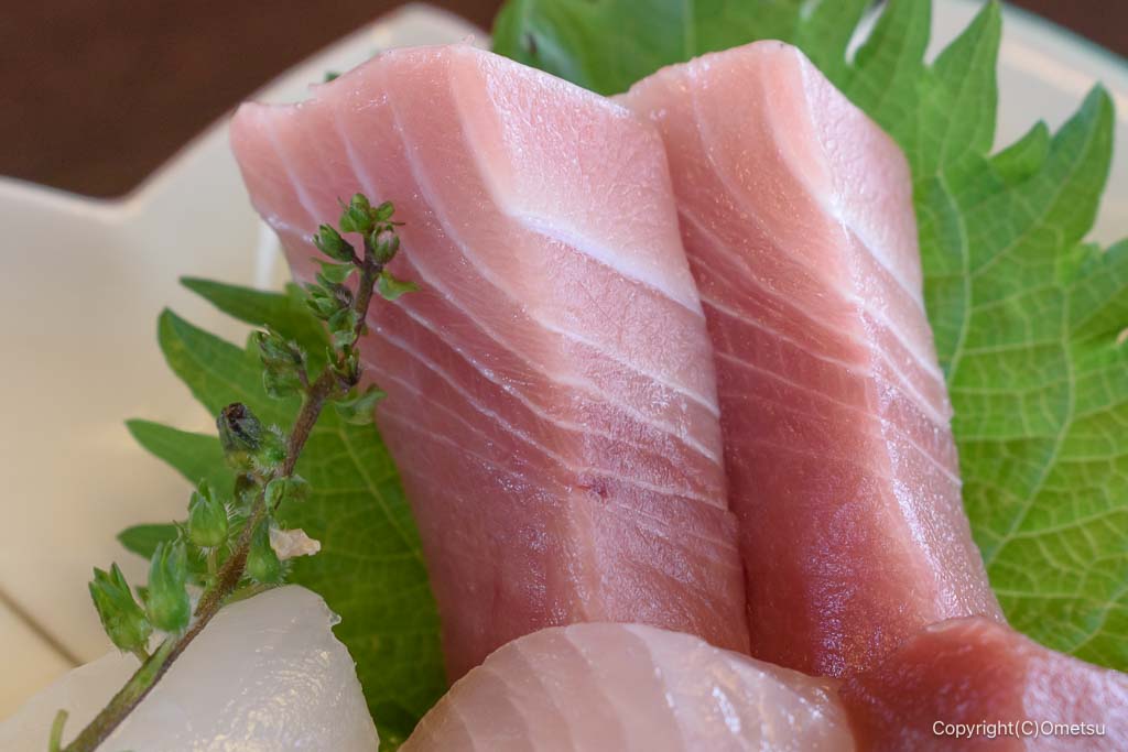 青梅・温石亭 いちゑの、マグロの刺身