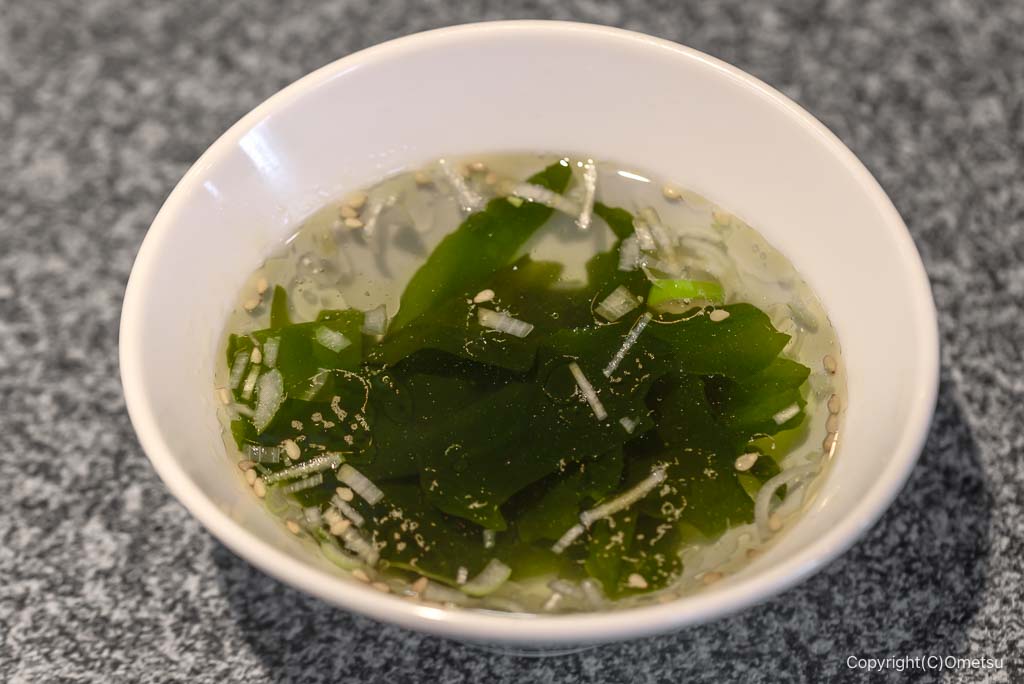 羽村もうもう亭の、スープ