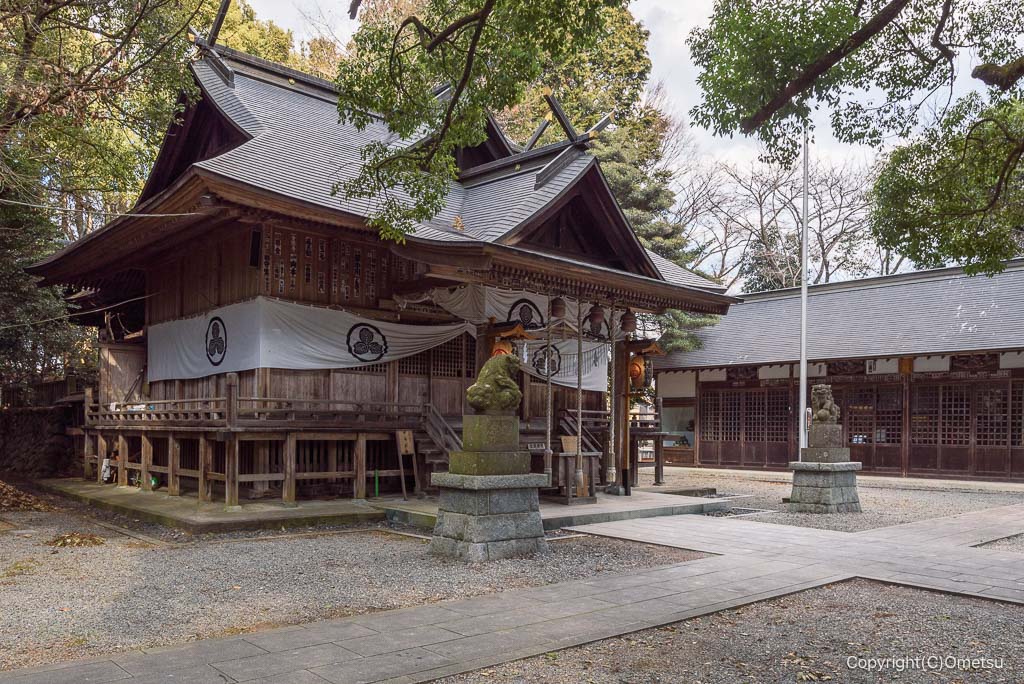 あきる野・阿伎留神社・拝殿