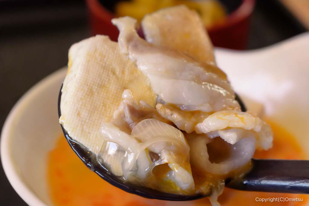 久兵衛屋 青梅新町店の、朝食・肉汁定食の具