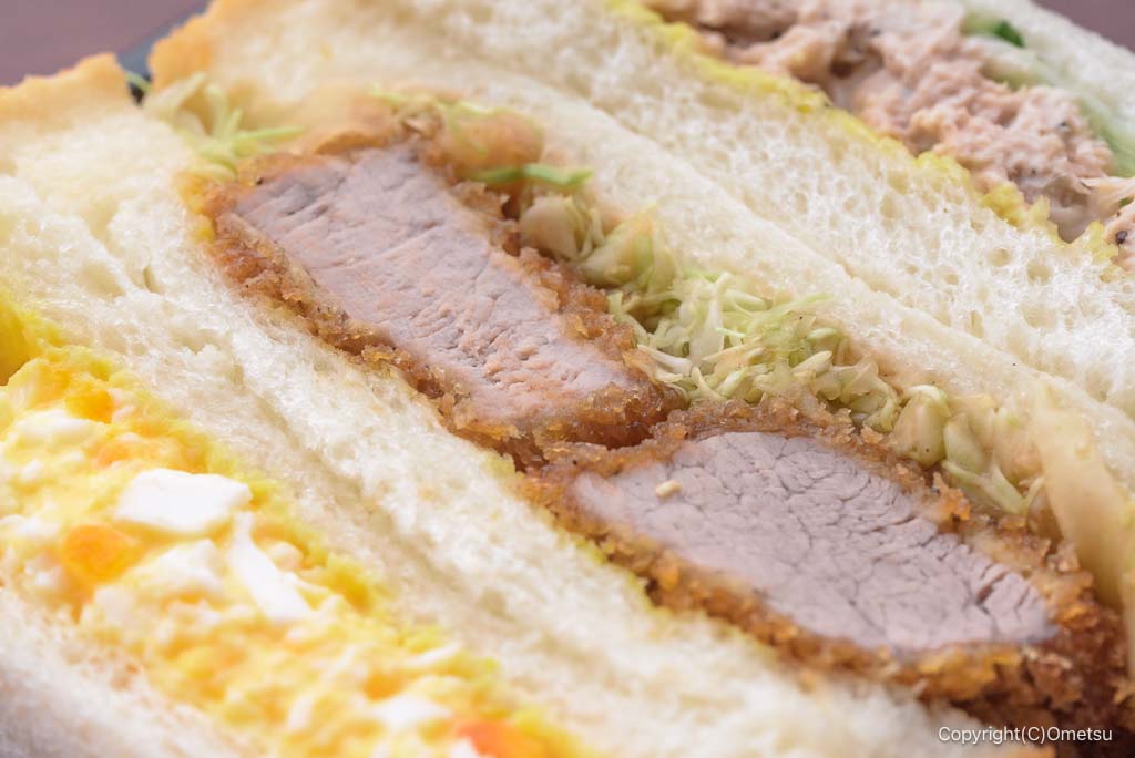 福生市・フォルテの、ひれかつサンドイッチ