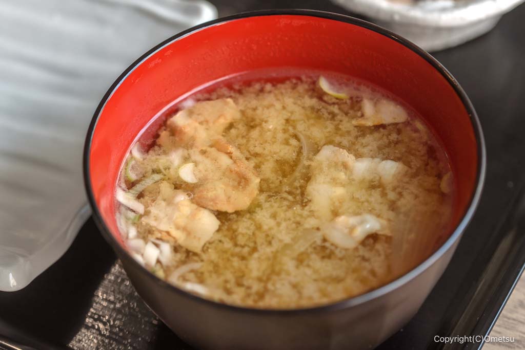 羽村・三光米飯の、豚汁