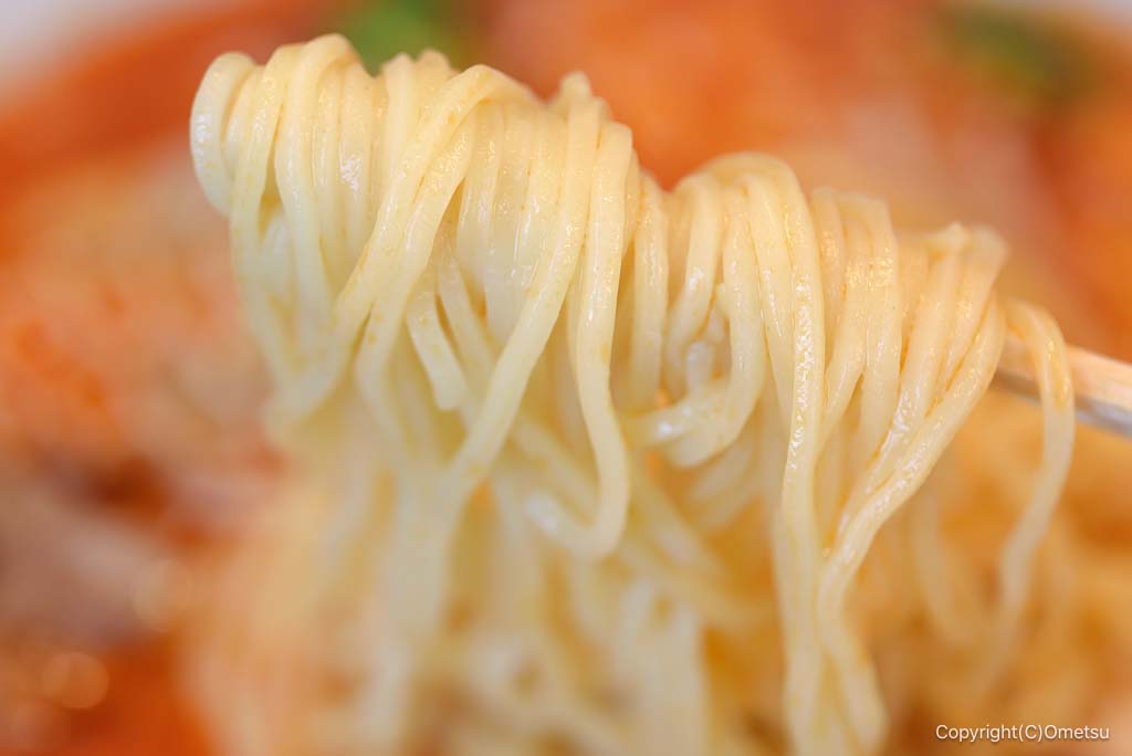 瑞穂町・ソーゴーチントンランの、坦々麺の、麺