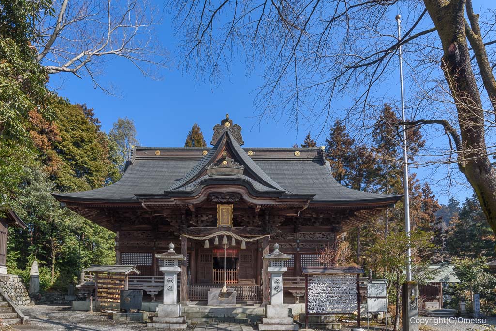 青梅 住吉大社・拝殿