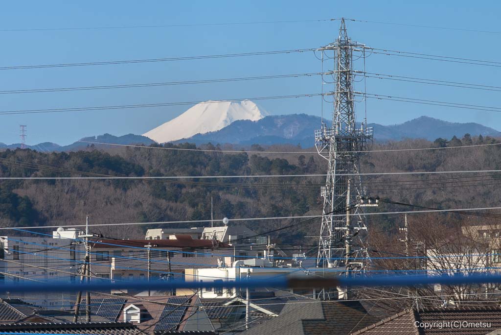 新町クリニックからの富士山