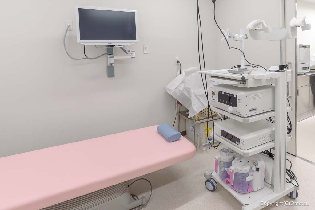 新町クリニックの内視鏡検査室