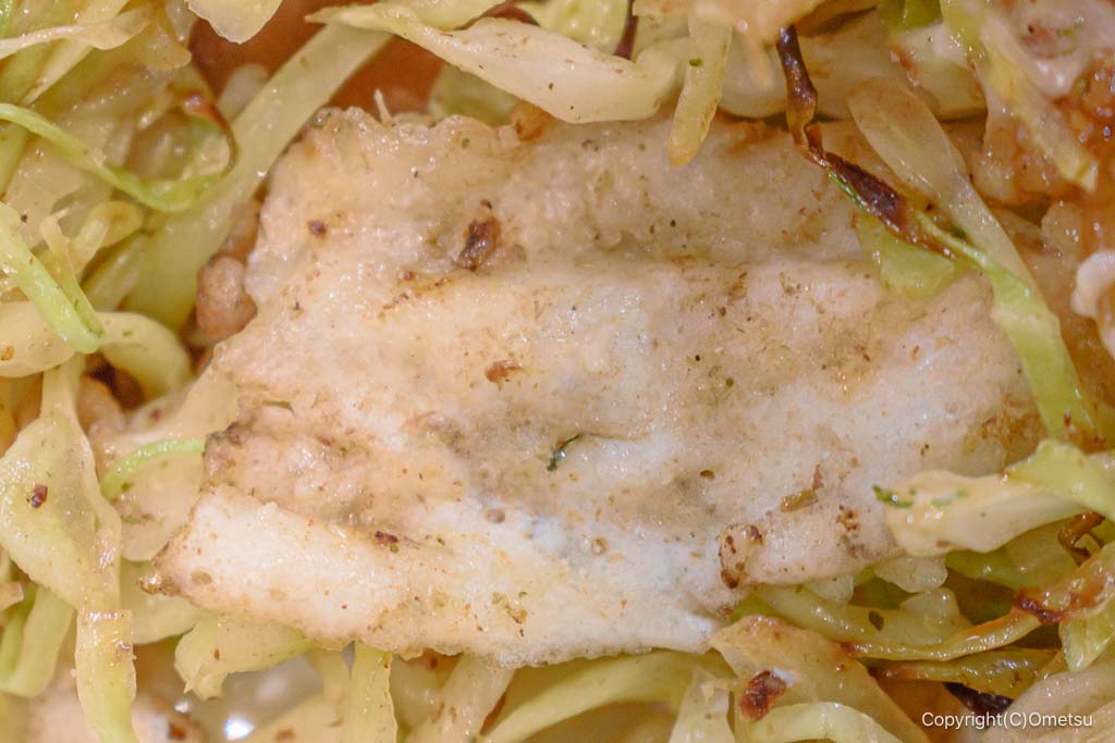 広島お好み焼きホプキンスの、肉玉そばの、肉