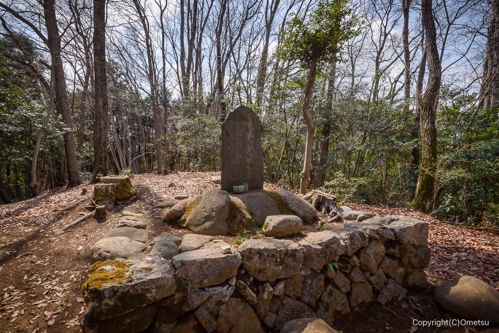 青梅市・赤ぼっこ・畑中ルートの、表蹟社碑