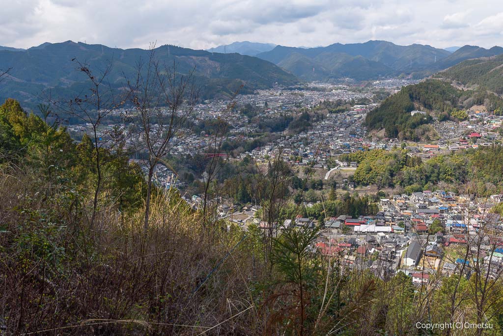 青梅市・赤ぼっこ・畑中ルートの、展望