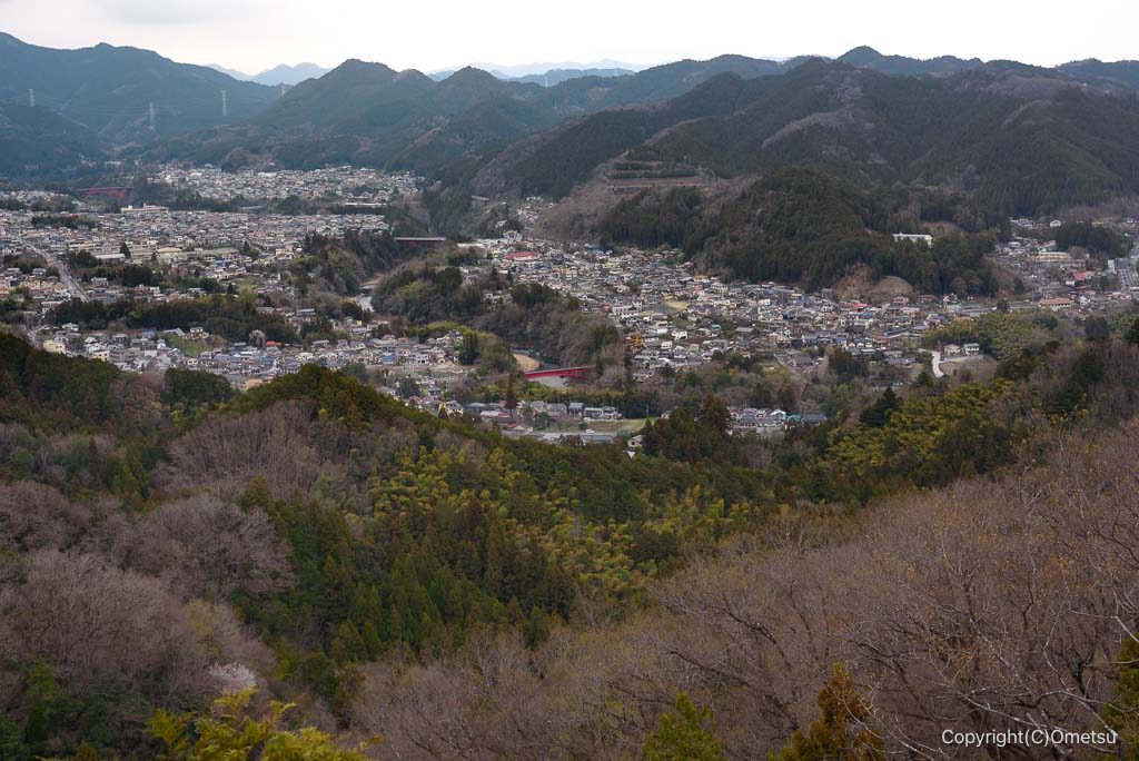 青梅市・赤ぼっこ、天狗岩からの展望