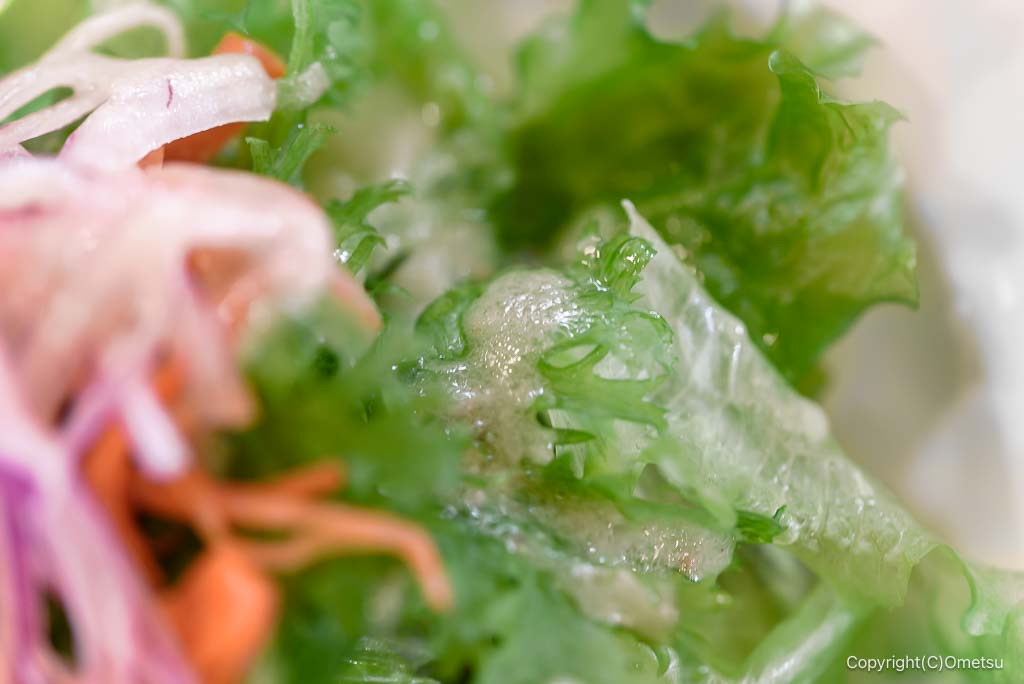 青梅市新町のNaturaの、サラダのドレッシング