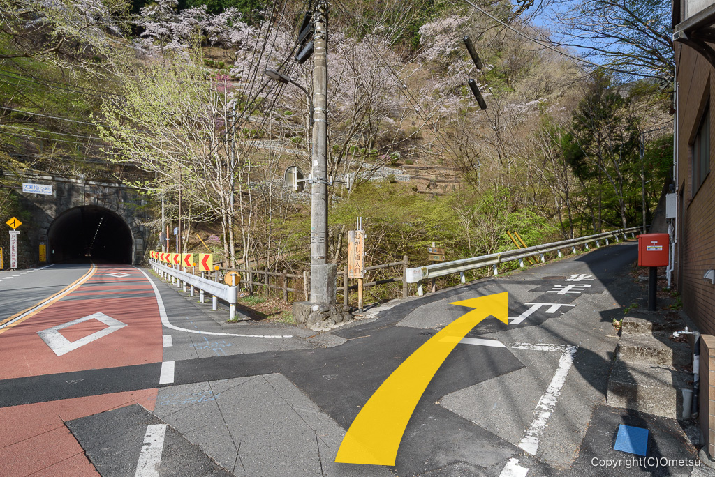 奥多摩町・むかし道入口