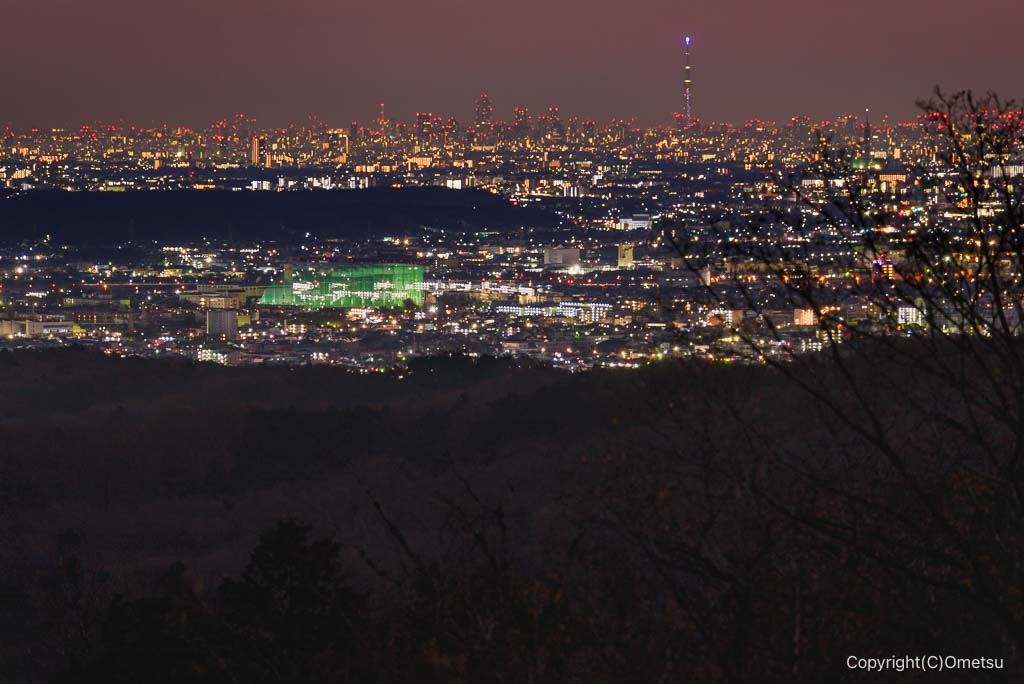 青梅市・赤ぼっこの夜景