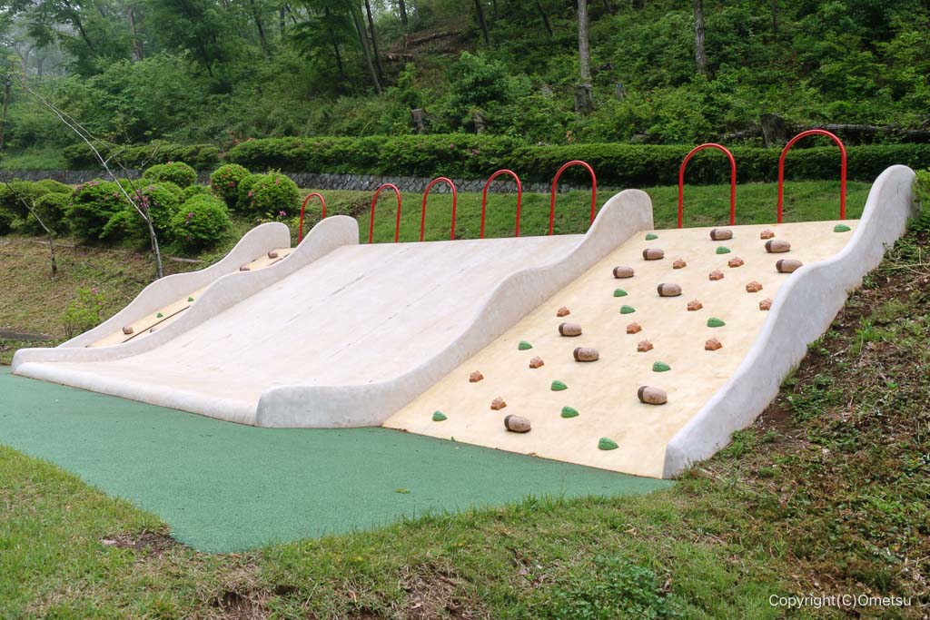 青梅市、風の子・太陽の子広場の、滑り台