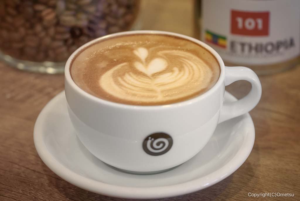 羽村・まいまいず珈琲の、カフェラテ