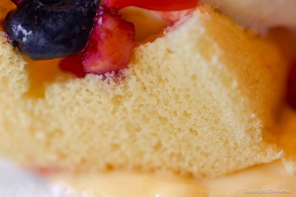 青梅「Social Good Place cafeころん」の、シフォンケーキ