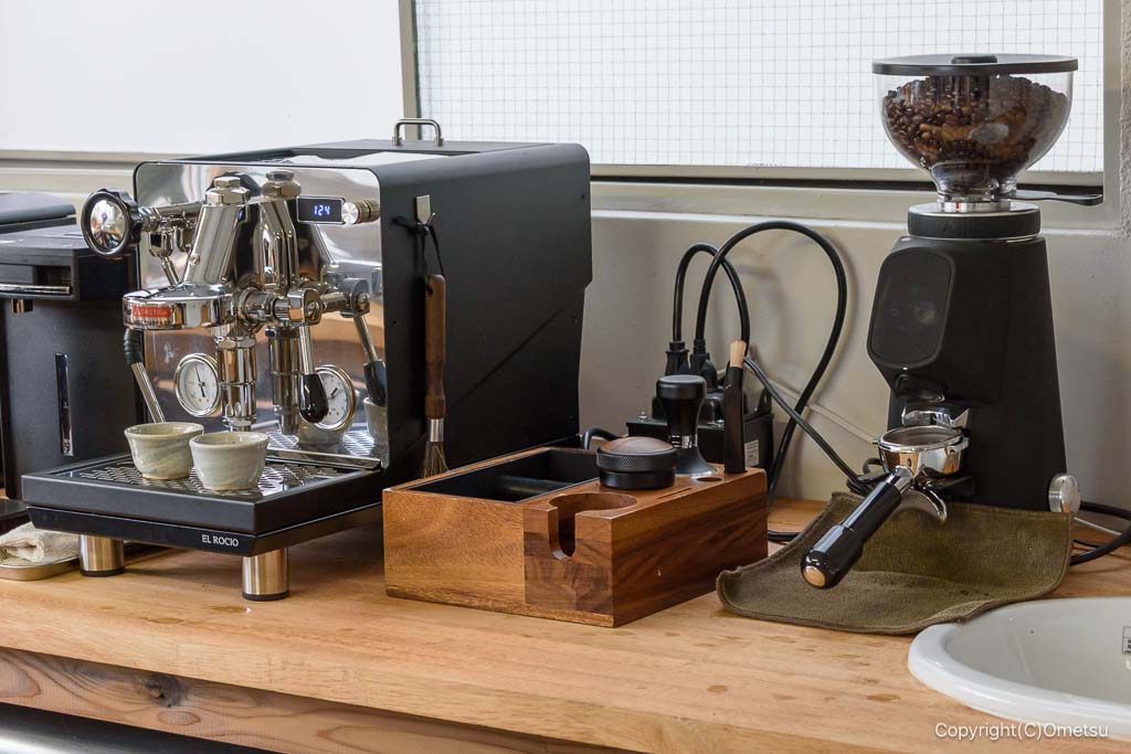 青梅・ORITOの、エスプレッソマシン