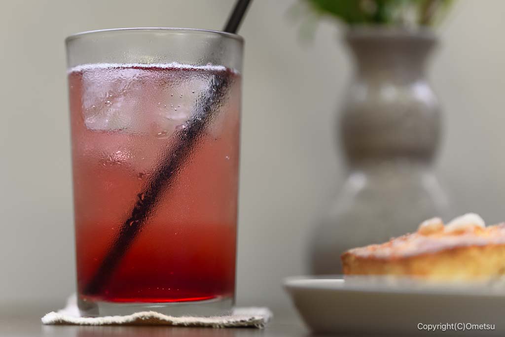 青梅・ORITOの、自家製ラズベリーソーダ