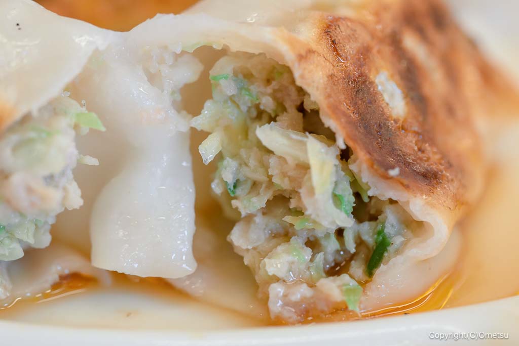 羽村・ラーメンガキ大将の、餃子の餡