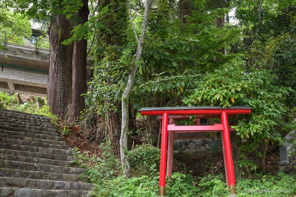 奥多摩・元巣の森のスギ付近の鳥居