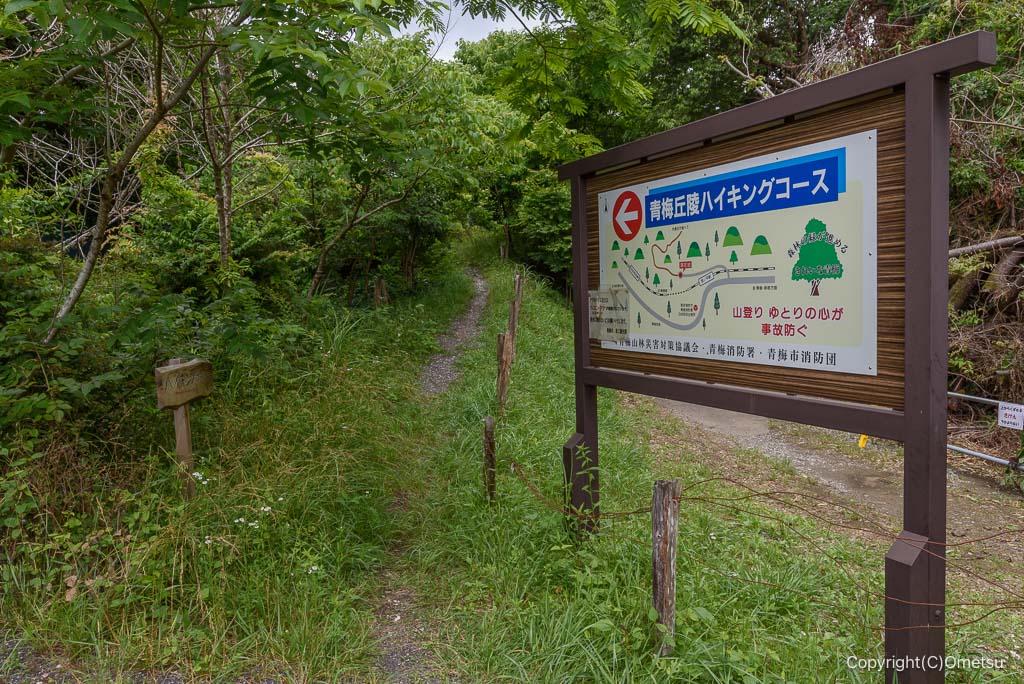 宮ノ平駅付近・青梅丘陵ハイキングコース入口