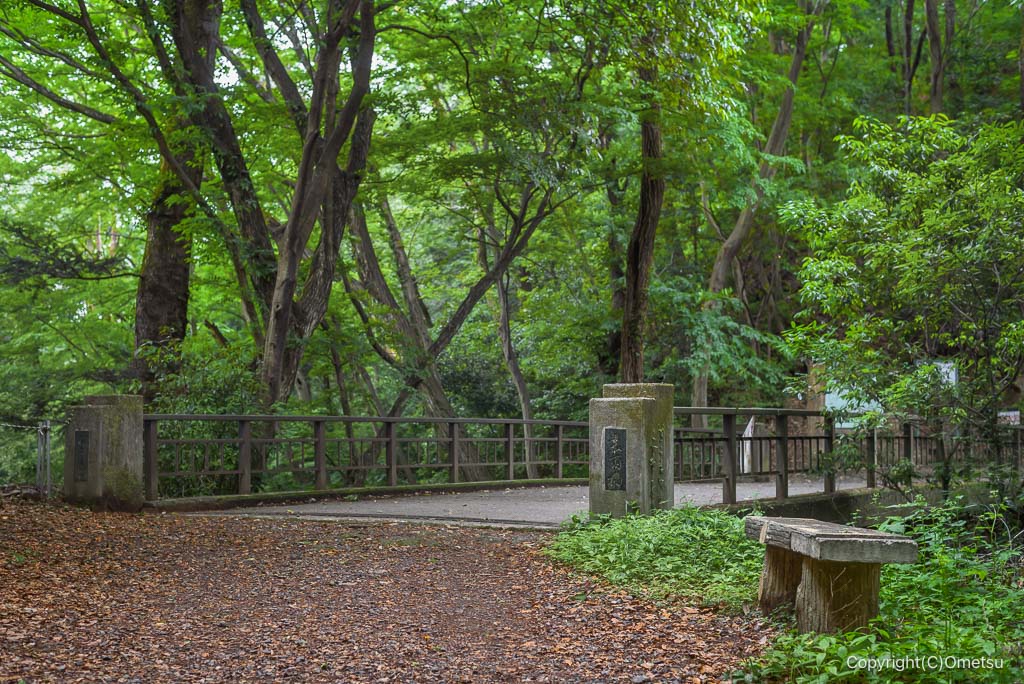 青梅丘陵ハイキングコースの叢雨橋