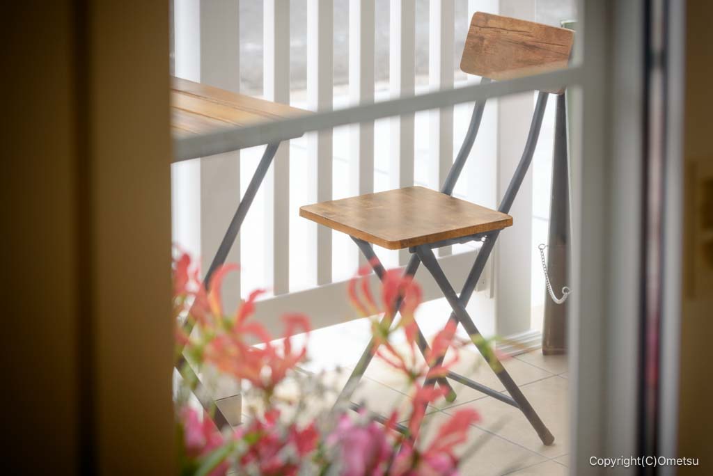 あきる野・FLORESの、テラス席